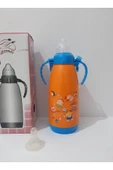 Renkli Çiçekler Biberon Sevimli Karikatür Desenli Bebekler Için Termoslu Biberon - 5