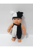Renkli Çiçekler Fanatik Bebek Elbiseli Et Bebek - 1