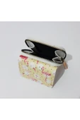 Renkli Çiçekler Çocuk Cüzdan 11x8 CM Flamingo Desenli Çocuk Cüzdanı - 5