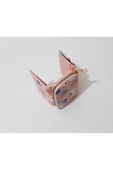 Renkli Çiçekler Çocuk Cüzdan 11x8 CM Pembe Desenli Çocuk Cüzdanı - 4
