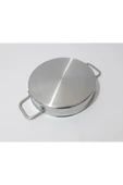 Renkli Çiçekler 20 cm Kulplu Çelik Sahan Yemek Isıtma Yemek Saklama Sahanı - 4