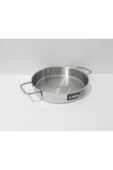 Renkli Çiçekler 20 cm Kulplu Çelik Sahan Yemek Isıtma Yemek Saklama Sahanı - 5