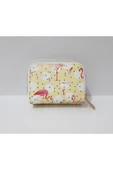 Renkli Çiçekler Çocuk Cüzdan 11x8 CM Flamingo Desenli Çocuk Cüzdanı - 6