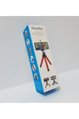 Renkli Çiçekler Tripod Ahtapot Telefon Tutucu - 1