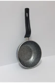 Renkli Çiçekler 12 Cm Derin Çorba Süt Yemek Isıtma Ve Sos Tavası Granit Mini Tava Ev Ofis Için - 6