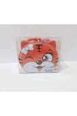 Renkli Çiçekler Metal Kedi Figürlü Kumbara - 5