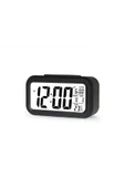 Renkli Çiçekler Dijital Led Çalar Saat Büyük Ekran Sıcaklık Göstergesi Alarm Tarih Saat - 1