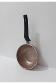 Renkli Çiçekler 12 Cm Derin Çorba Süt Yemek Isıtma Ve Sos Tavası Granit Mini Tava Ev Ofis Için - 4