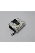 Renkli Çiçekler Cüzdan Papatya Desenli Mini Cüzdan Kadın Cüzdanı 11x9 - 2