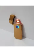Renkli Çiçekler Usb Şarjlı Elektronik Çakmak Dokunmatik Ekran Sigara Çakmağı - 1