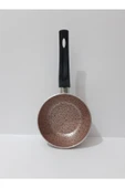 Renkli Çiçekler 12 Cm Derin Çorba Süt Yemek Isıtma Ve Sos Tavası Granit Mini Tava Ev Ofis Için - 3