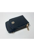 Renkli Çiçekler Kadın Cüzdan 3 Bölmeli Telefon Çanta Cüzdan Kadın Cüzdanı 20x12x5 Cm - 2