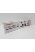 Renkli Çiçekler Taşınabilir Notebook Standı - 1