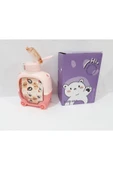 Renkli Çiçekler 950 ML Panda Suluk Matara - 3