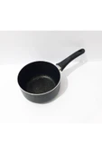 Renkli Çiçekler Tava 16 CM Derin Granit Tava Süt Çorba Yemek Isıtma ve Pişirme Tavası - 3