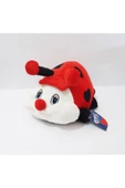 Renkli Çiçekler 35x20 CM Oyuncak Peluş Uğur Böceği  Uğur Böceği Yastık - 3