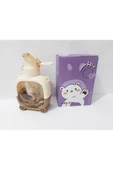 Renkli Çiçekler 950 ML Panda Suluk Matara - 3