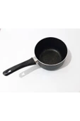 Renkli Çiçekler Tava 16 CM Derin Granit Tava Süt Çorba Yemek Isıtma ve Pişirme Tavası - 4