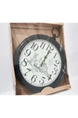 Renkli Çiçekler Duvar saat Çiçek Kupa Fincan Desenli Beyaz 30 CM Duvar Saati - 1