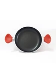 Renkli Çiçekler 22 CM Desenli Teflon Tava Yumurta Melemen Tavası Pişirme Tava - 3