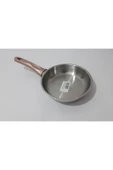 Renkli Çiçekler Tava 16 Cm Çelik Pişirme Tavası Tabanlı Tava - 1