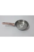 Renkli Çiçekler Tava 16 Cm Çelik Pişirme Tavası Tabanlı Tava - 7