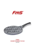 FMS Emoji Pankek Tavası Siyah - 2