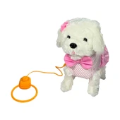 PFT-B025 PELUŞ TASMALI YÜRÜYEN KÖPEK PEMBE -VRD thumbnail 2
