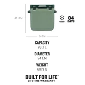 Stanley ADV 30QT COOLER GREEN EU AS1001936062 thumbnail 4