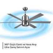 Rubenis RBT486 SLV Aydınlatmalı Tavan Vantilatörü - 3