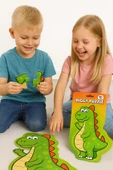 ela777 Büyük Boy Dinazorlu Puzzle Yapboz Big Puzzle Biggy Puzzle - 2