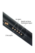 Kiwi Khs-2081 Nemli ve Kuru Fonksiyonlu Dijital Göstergeli BLDC Motor Fön Çekme ve  Saç Düzleştirici - 3