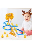 keyfimshop Dön Dolaş Ördek Oyunu Merdivenden Çıkıp Kaydıraktan Kayan Yavru Ördek - 1