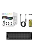 BGGTech Araç Led Matrix Cama Yapışkanlı Telefonla Kontrol Edilebilen Kişiselleştirilebilir Uzaktan Kumandalı - 1
