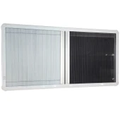 2K 90x45cm Blackout Yatay Açılır Karavan Sineklik Perde - 1