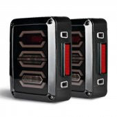 JEEP WRANGLER RUBİCON JK NOKTA LEDLİ FÜME STOP SETİ 2007-2017 - 1
