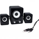 USB 2.0 Masa Üstü 2.1 Bilgisayar Hoparlörü Ses Mini Speaker - 3