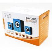 USB 2.0 Masa Üstü 2.1 Bilgisayar Hoparlörü Ses Mini Speaker - 6