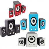 USB 2.0 Masa Üstü 2.1 Bilgisayar Hoparlörü Ses Mini Speaker - 7