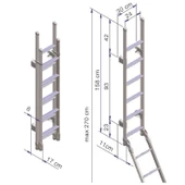 Thule Karavan Katlanabilir 11 Basamaklı Çift Merdiven thumbnail 3