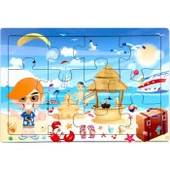 Ahşap Eğitici Puzzle 12 Parça - 3