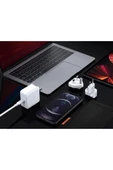 45W USB-C Güç Adaptörü 2 Port (Akım Korumalı) 20W/45W Şarj Cihazı  PE2010 White - ACH02613 - 5