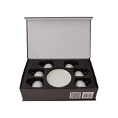 Karaca Satürn Platin 6 Kişilik Kahve Fincanı Takımı 100 ml thumbnail 6