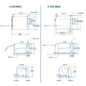 Whale WH0822 8 Litre Gazlı Karavan Su Isıtıcı thumbnail 2
