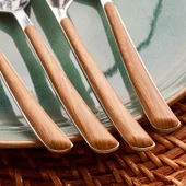 Melia 24 Parça 6 Kişilik Çatal Kaşık Bıçak Takımı thumbnail 3