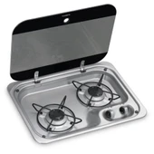 Dometic HBG 2335 460x335 mm İki Gözlü Karavan Ocak - 1