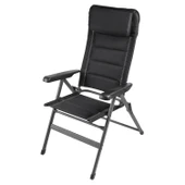Dometic Kampa Lüks Firenze 7  Kademeli Siyah Kamp Sandalyesi - 1