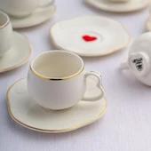 Kalpten Kalbe 6 Kişilik Kahve Fincan Takımı 90 ml thumbnail 3