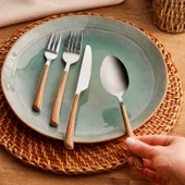 Melia 24 Parça 6 Kişilik Çatal Kaşık Bıçak Takımı thumbnail 2