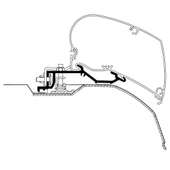 Thule 6300 Ducato/Jumper/Boxer 2007 sonrası Çatı Tente Montaj Braketi - 1